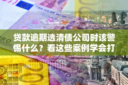 济南贷款逾期选清债公司时该警惕什么？看这些案例学会打翻身仗