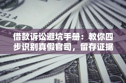 济南借款诉讼避坑手册：教你四步识别真假官司，留存证据不踩雷
