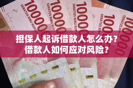 济南担保人起诉借款人怎么办？借款人如何应对风险？