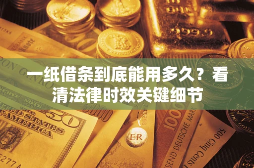 济南一纸借条到底能用多久？看清法律时效关键细节