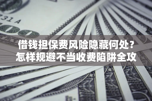 济南借钱担保费风险隐藏何处？怎样规避不当收费陷阱全攻略！